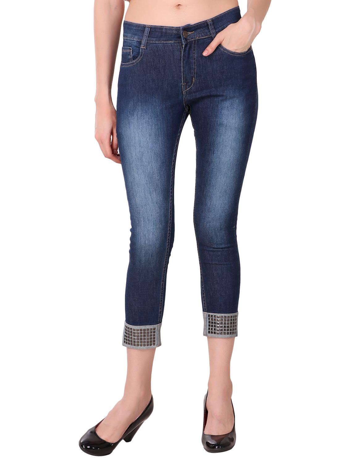 women's plain slim fit jeans - 15537920 - Zoom Image - 0
