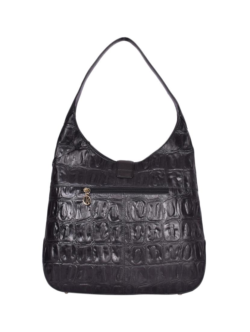 black leatherette (pu) handbag - 15539856 - Standard Image - 1
