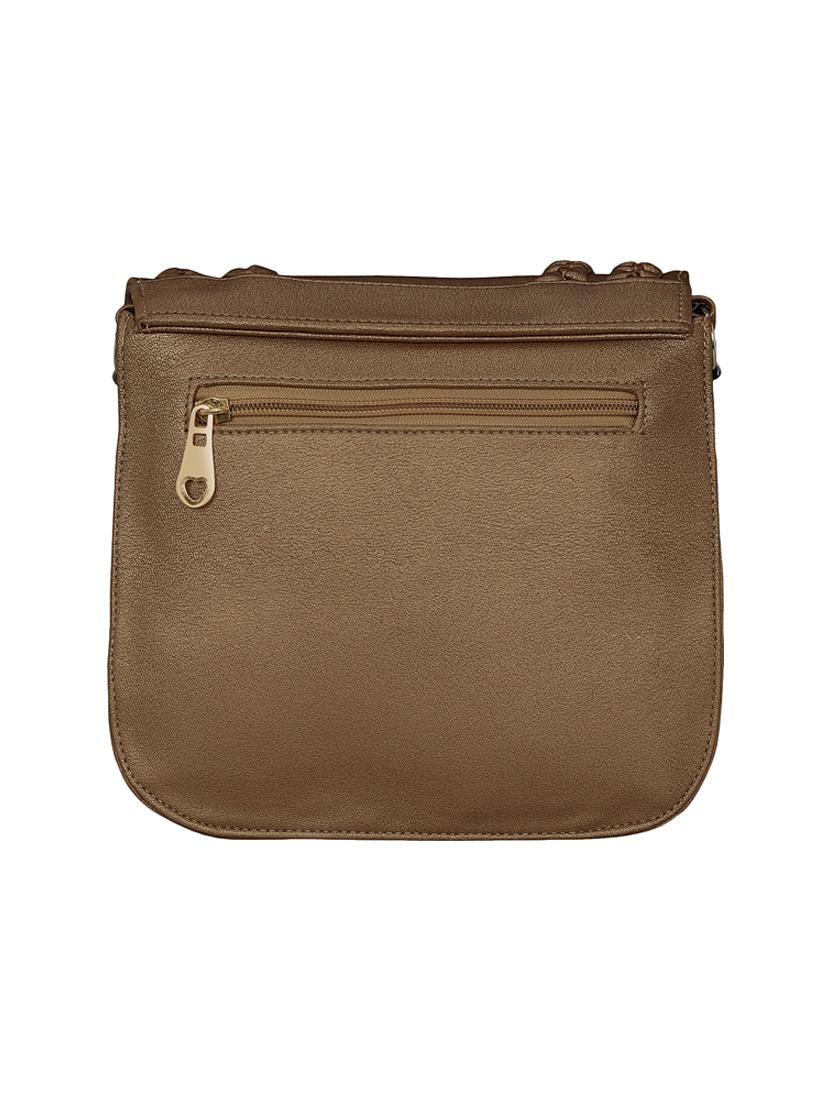 brown leatherette (pu) sling bag - 15544964 -  Standard Image - 1
