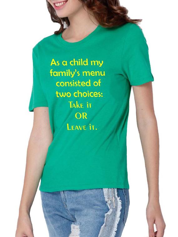 letter print graphic tee - 15545632 - Standard Image - 1