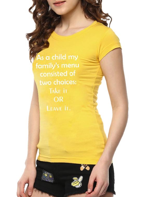 letter print cap sleeved tee - 15545635 - Standard Image - 1