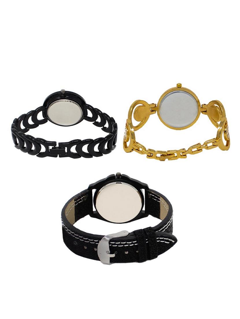 set of 3 round dial analog watch combo -(lk201-204-234) - 15548190 -  Standard Image - 1