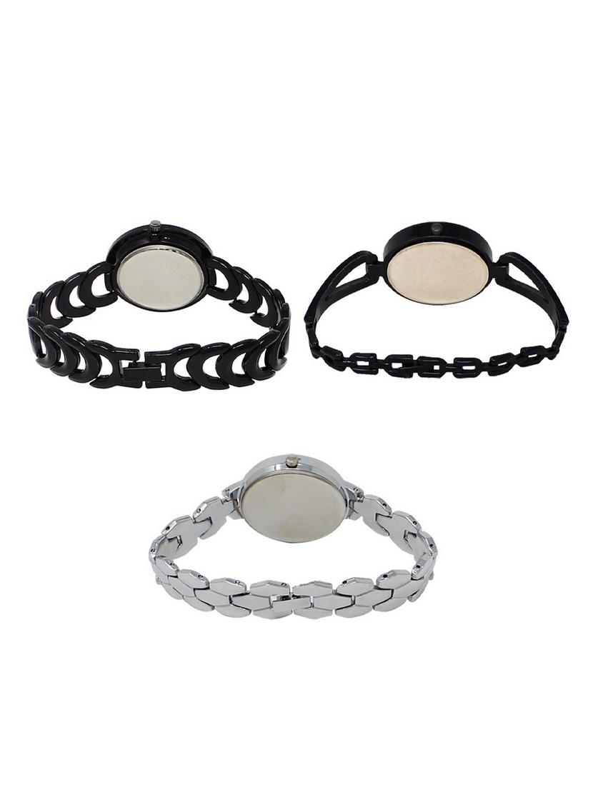 set of 3 round dial analog watch combo -(lk201-211-223) - 15548397 -  Standard Image - 1