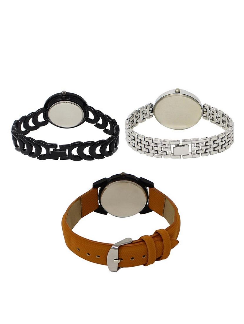 set of 3 round dial analog watch combo -(lk201-227-235) - 15548708 -  Standard Image - 1