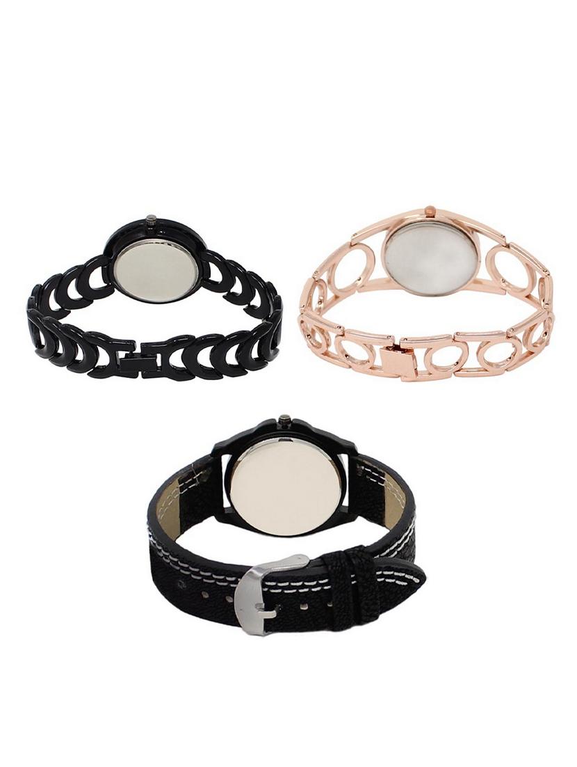 set of 3 round dial analog watch combo -(lk201-232-234) - 15548749 - Standard Image - 1