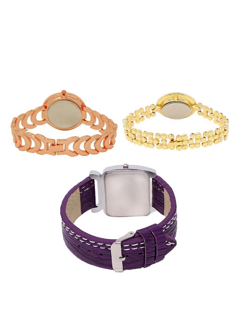 set of 3 round dial analog watch combo -(lk202-203-207) - 15548795 -  Standard Image - 1