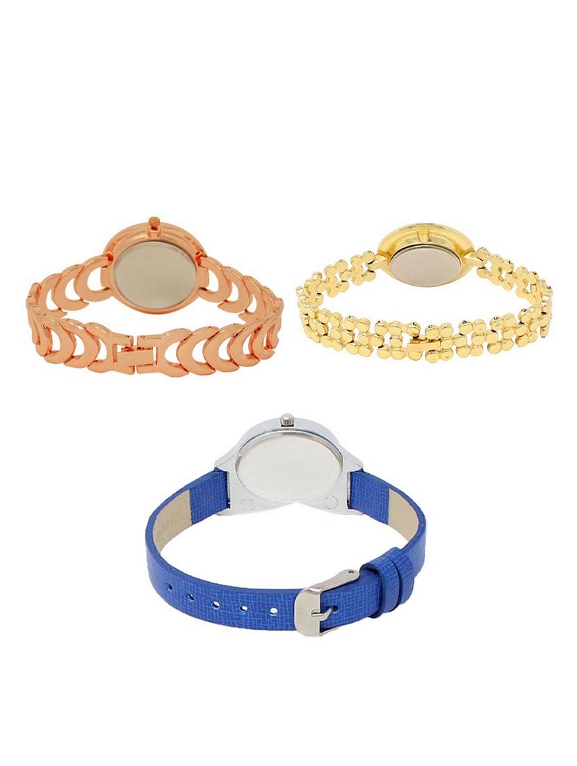 set of 3 round dial analog watch combo -(lk202-203-208) - 15548796 - Standard Image - 1