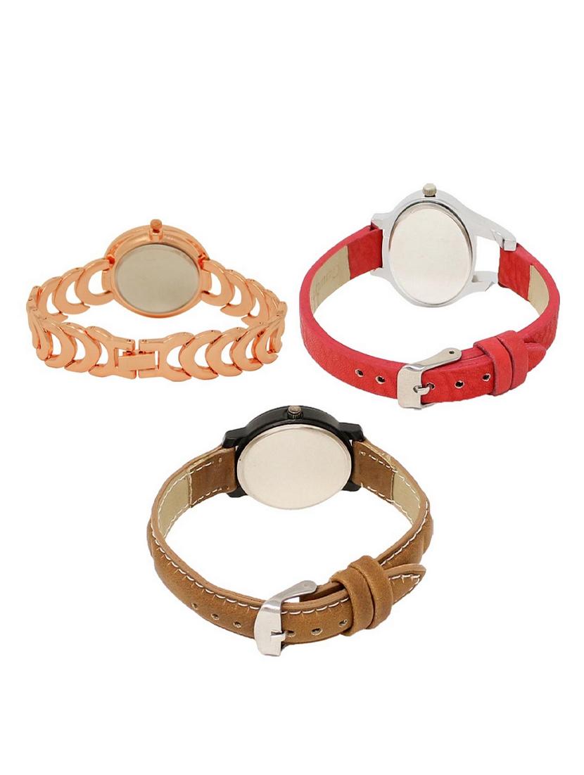 set of 3 round dial analog watch combo -(lk202-206-209) - 15548894 -  Standard Image - 1