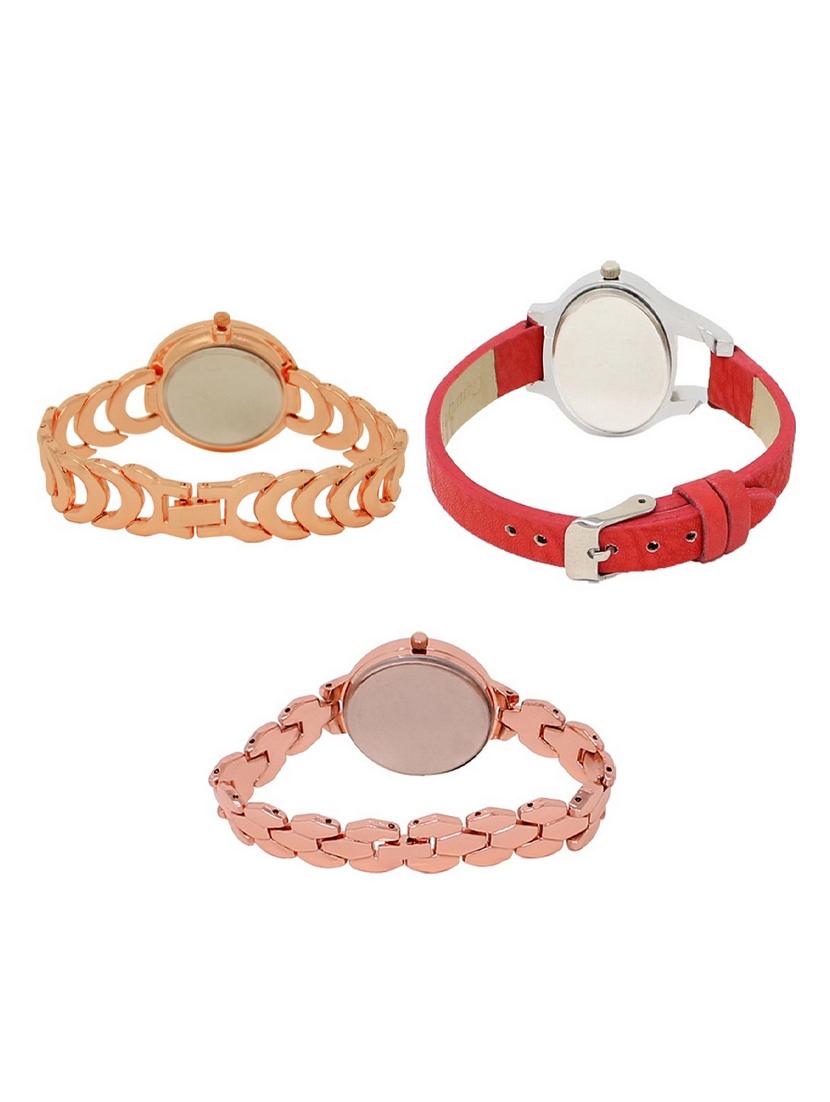set of 3 round dial analog watch combo -(lk202-206-222) - 15548906 -  Standard Image - 1