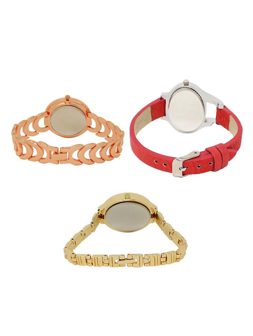 set of 3 round dial analog watch combo -(lk202-206-224) - 15548908 -  Standard Image - 1