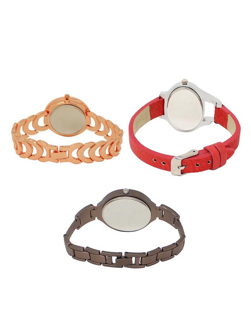 set of 3 round dial analog watch combo -(lk202-206-236) - 15548919 -  Standard Image - 1