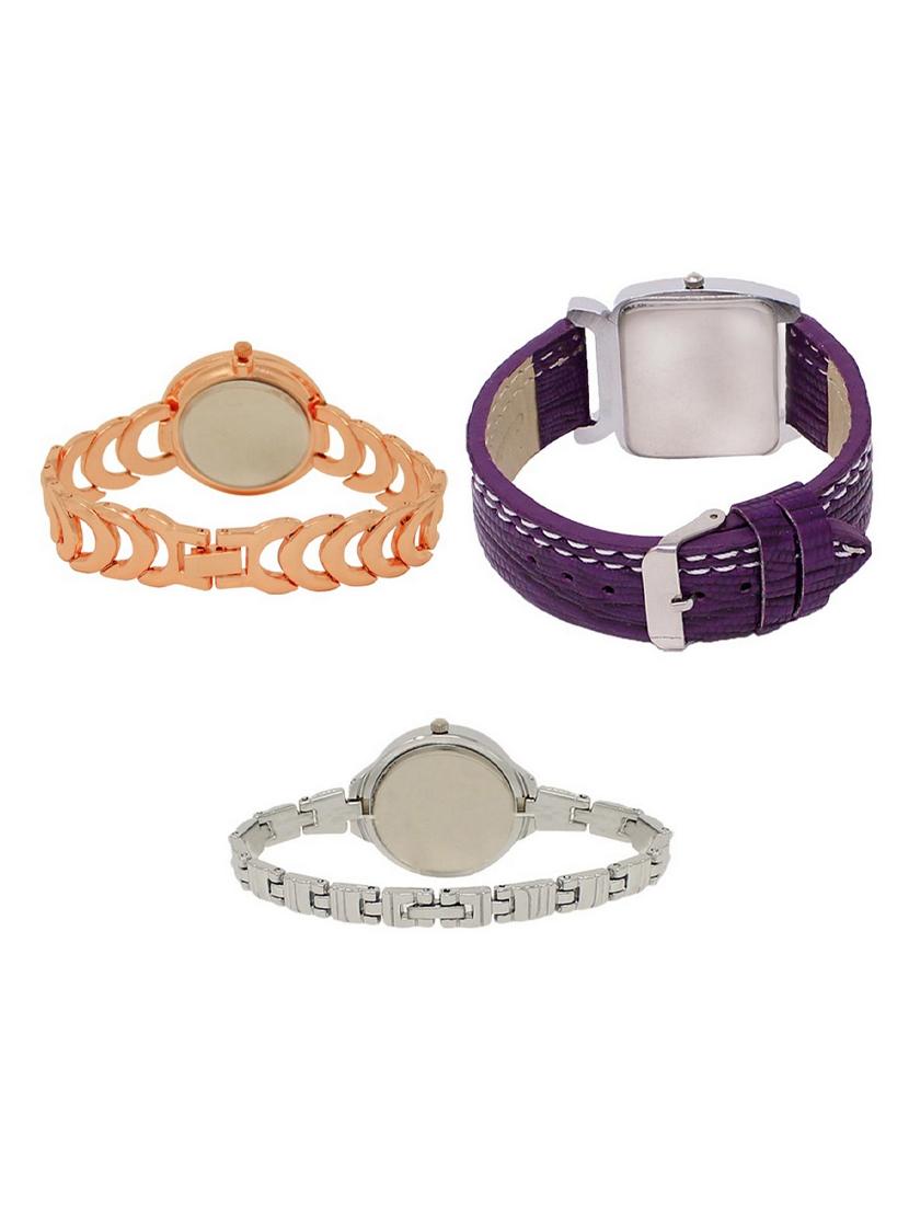 set of 3 round dial analog watch combo -(lk202-207-226) - 15548942 -  Standard Image - 1