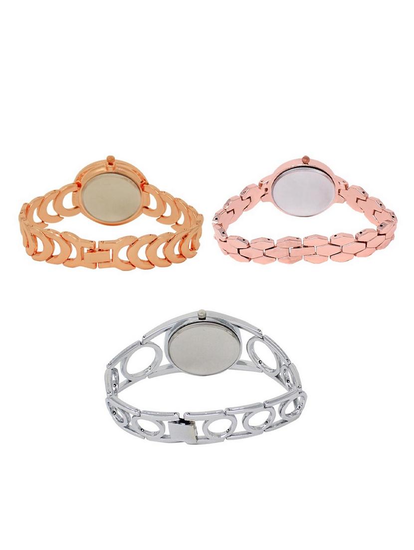 set of 3 round dial analog watch combo -(lk202-215-233) - 15549109 -  Standard Image - 1