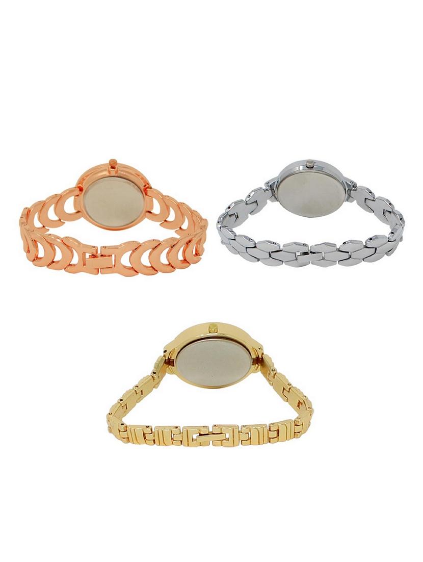 set of 3 round dial analog watch combo -(lk202-223-224) - 15549234 -  Standard Image - 1