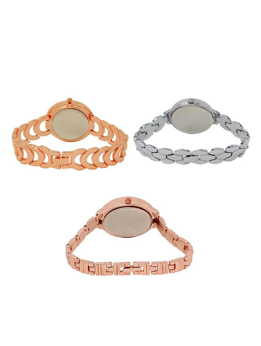 set of 3 round dial analog watch combo -(lk202-223-225) - 15549235 -  Standard Image - 1