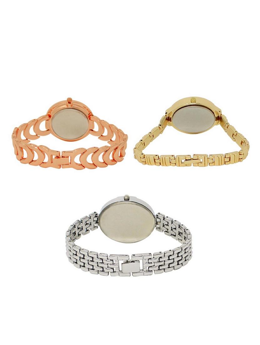 set of 3 round dial analog watch combo -(lk202-224-227) - 15549249 -  Standard Image - 1