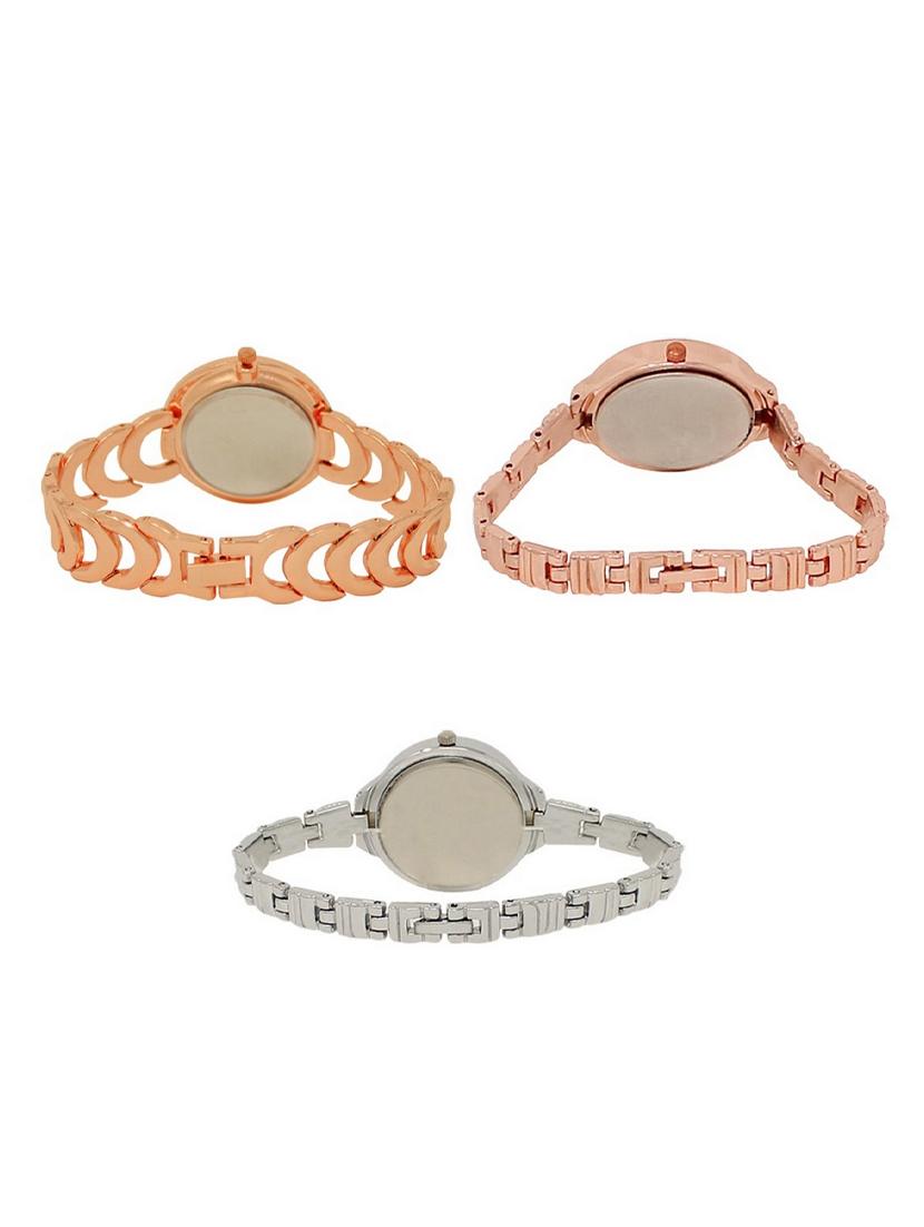 set of 3 round dial analog watch combo -(lk202-225-226) - 15549262 -  Standard Image - 1