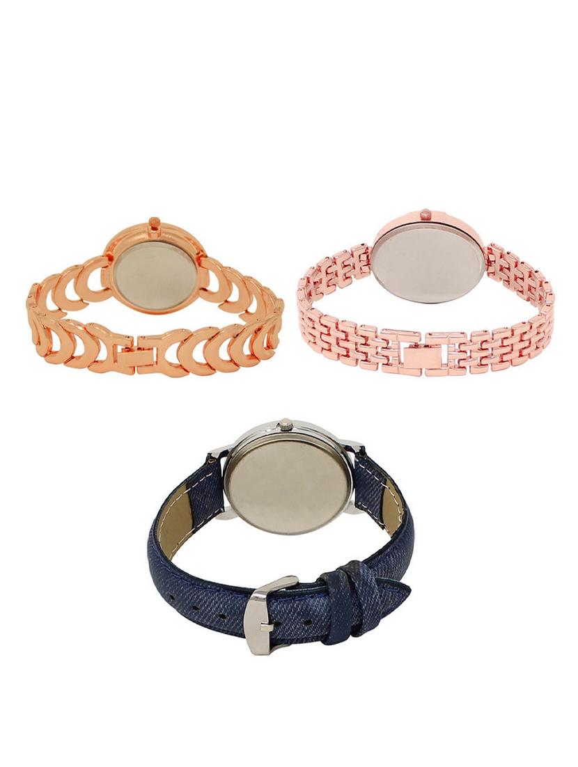 set of 3 round dial analog watch combo -(lk202-228-241) - 15549305 -  Standard Image - 1