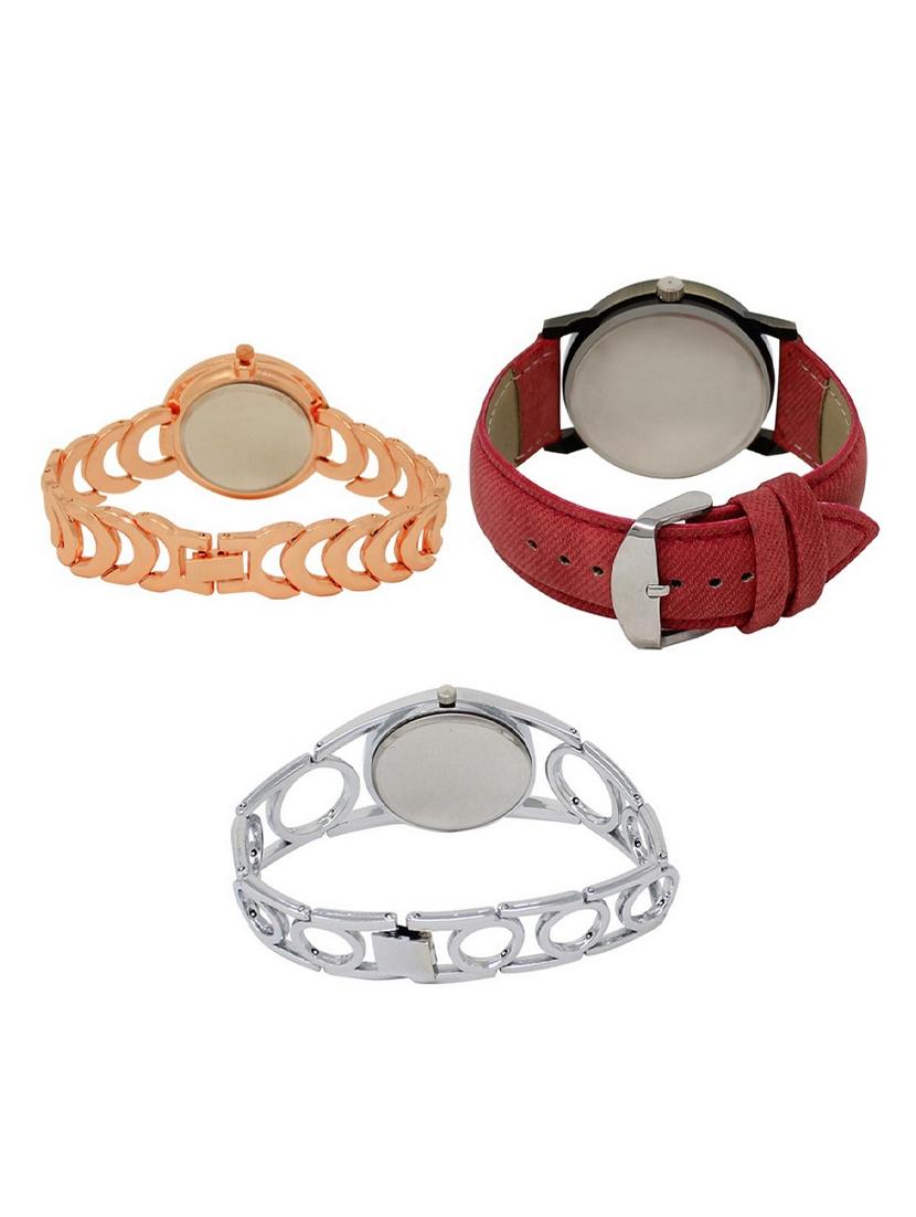 set of 3 round dial analog watch combo -(lk202-230-233) - 15549318 -  Standard Image - 1