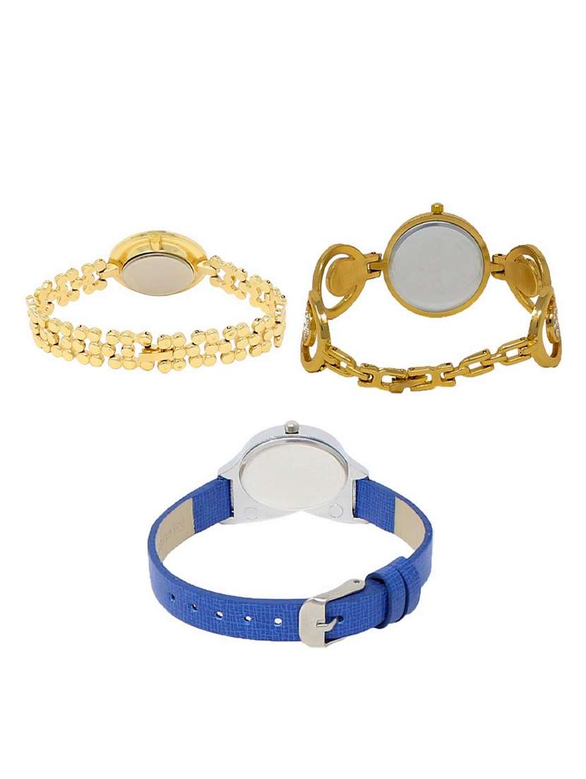 set of 3 round dial analog watch combo -(lk203-204-208) - 15549372 -  Standard Image - 1