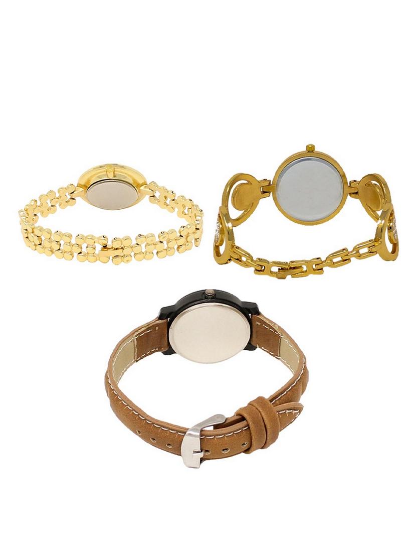 set of 3 round dial analog watch combo -(lk203-204-209) - 15549373 -  Standard Image - 1