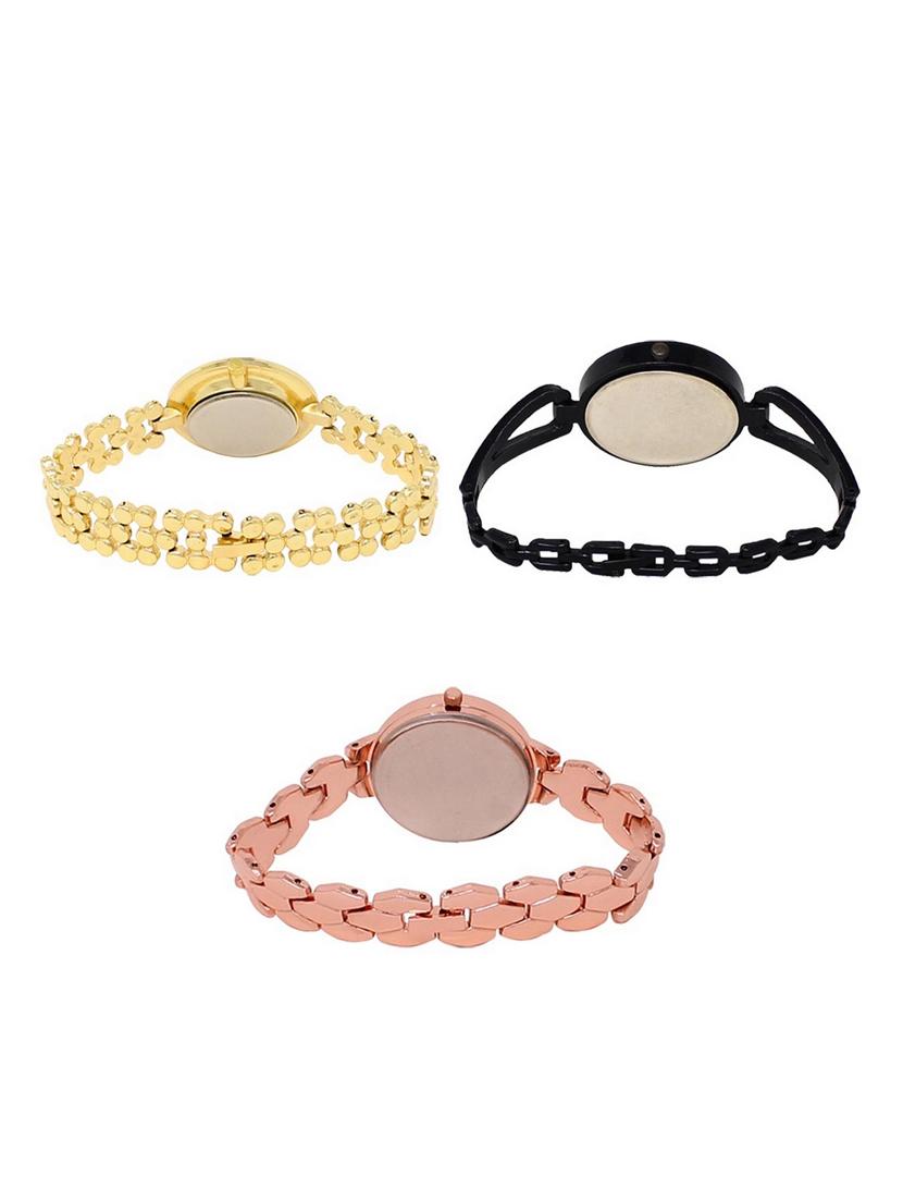 set of 3 round dial analog watch combo -(lk203-211-222) - 15549602 -  Standard Image - 1