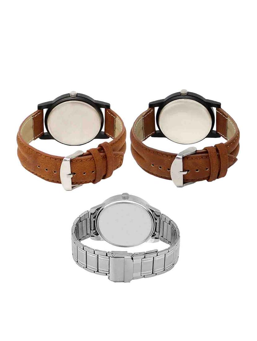 set of 3 round dial analog watch (lk-01-04-101) - 15549685 -  Standard Image - 1