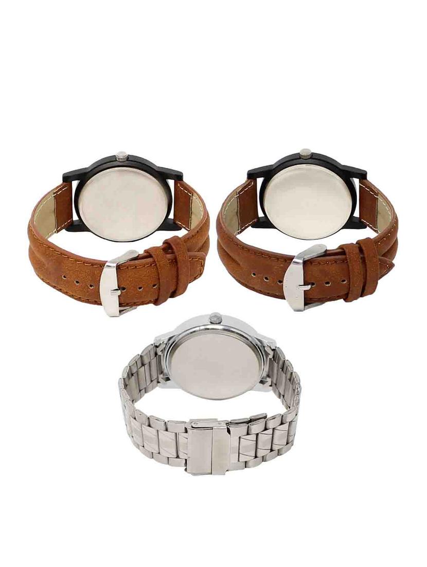 set of 3 round dial analog watch (lk-01-04-102) - 15549686 -  Standard Image - 1