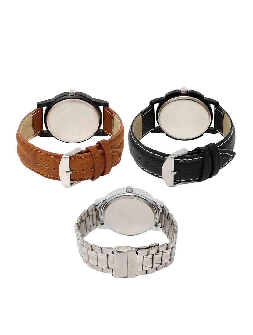 set of 3 analog watch combo -(lk-01-06-103) - 15549700 -  Standard Image - 1