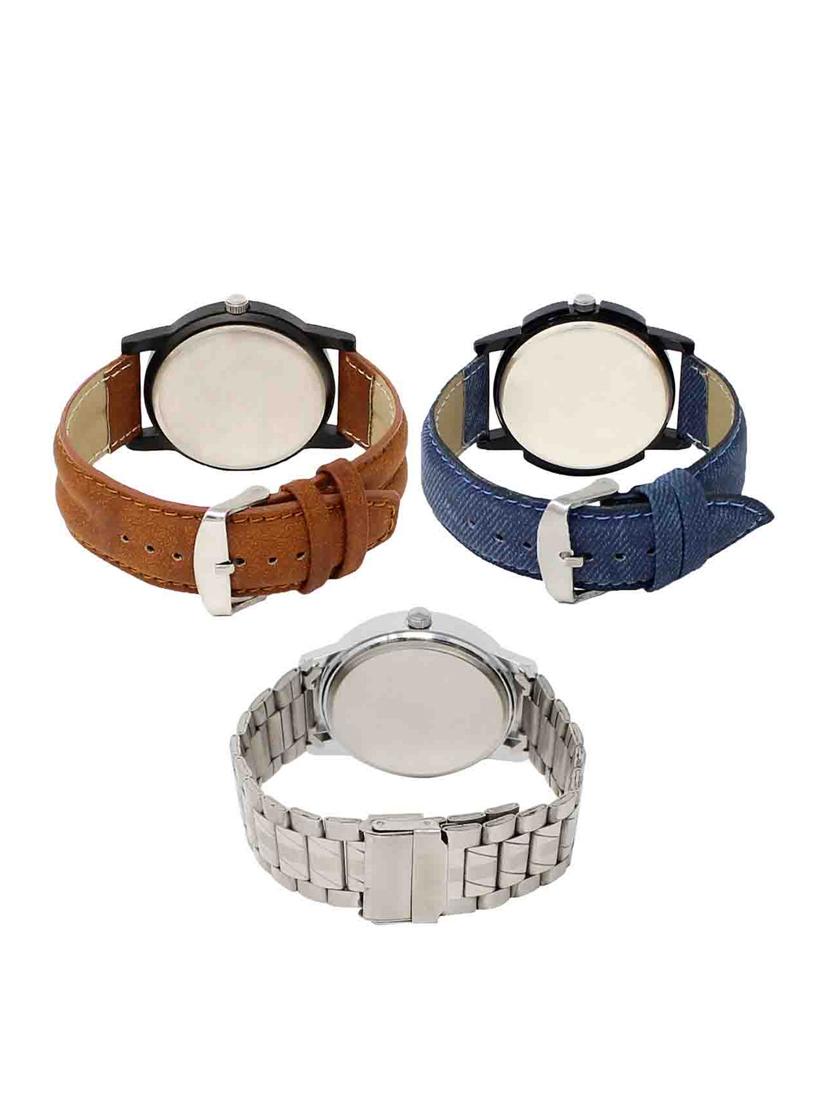 set of 3 analog watch combo -(lk-01-07-102) - 15549705 -  Standard Image - 1