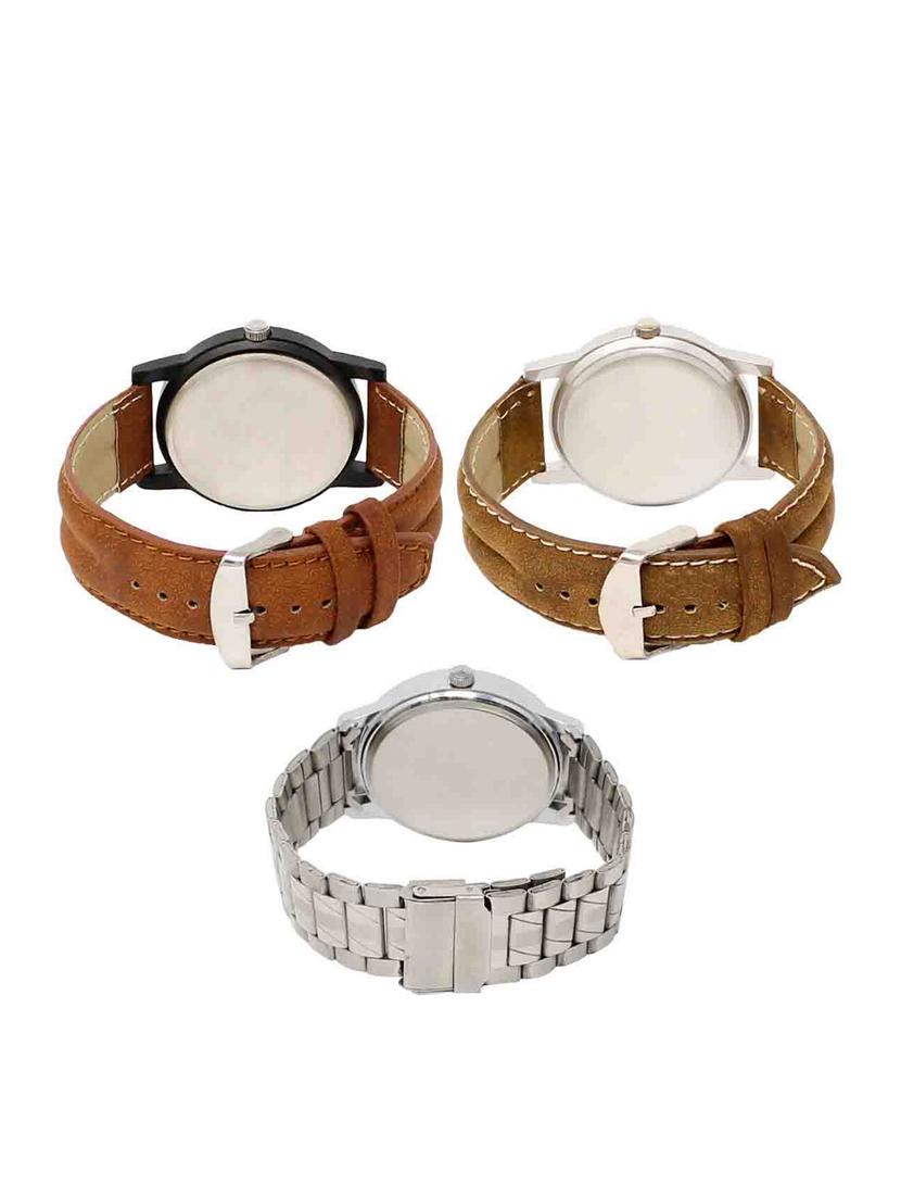 set of 3 analog watch combo -(lk-01-09-104) - 15549720 -  Standard Image - 1