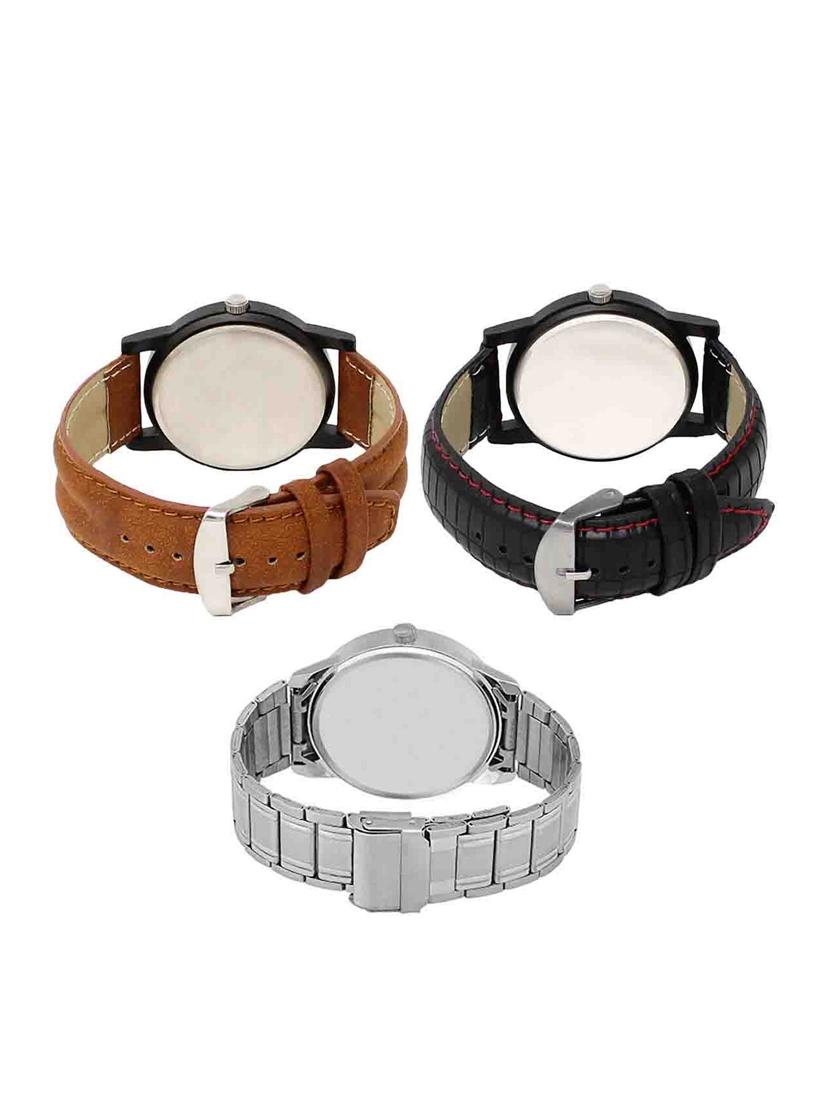 set of 3 analog watch combo -(lk-01-12-101) - 15549734 - Standard Image - 1