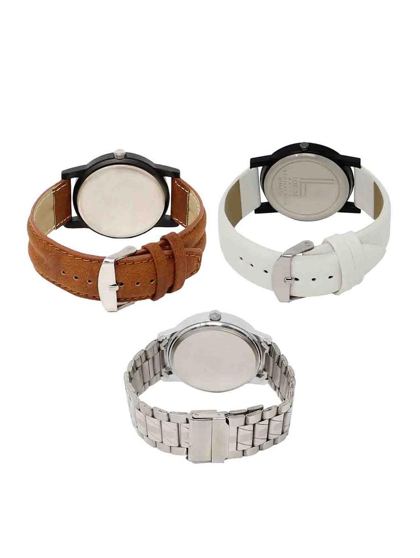 set of 3 analog watch combo -(lk-01-26-104) - 15549818 - Standard Image - 1