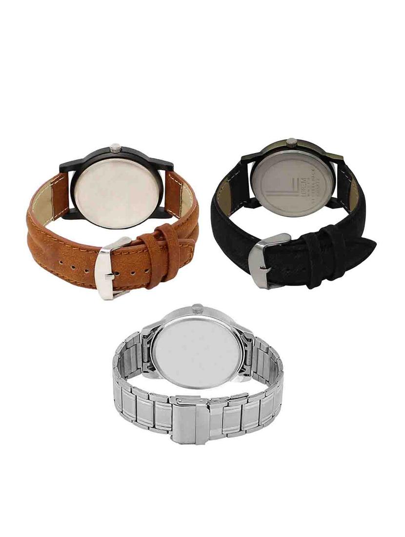 set of 3 analog watch combo -(lk-01-27-101) - 15549819 -  Standard Image - 1