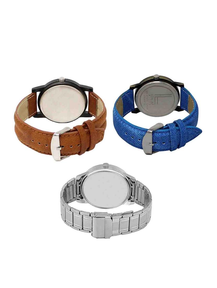 set of 3 analog watch combo -(lk-01-28-101) - 15549824 -  Standard Image - 1