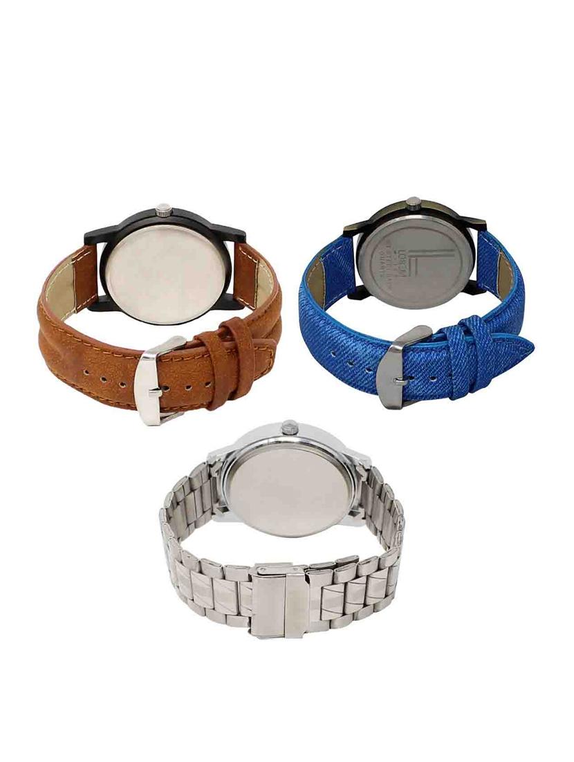 set of 3 analog watch combo -(lk-01-28-102) - 15549826 - Standard Image - 1