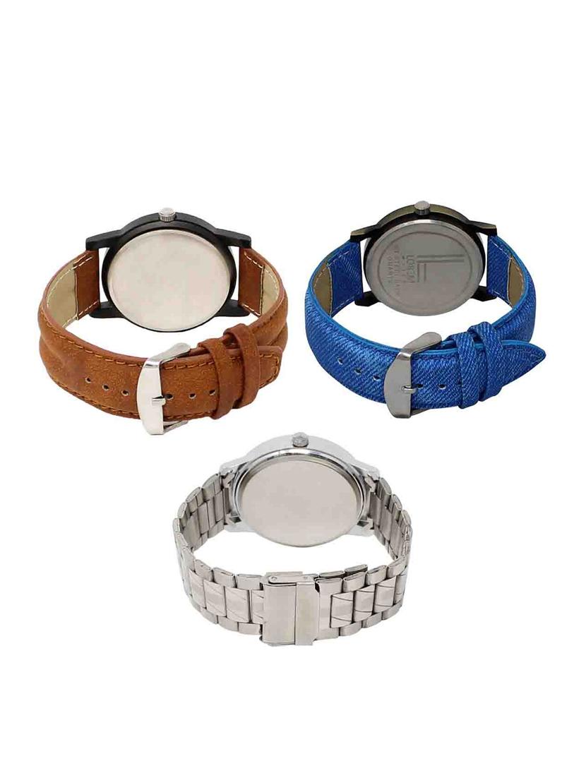 set of 3 analog watch combo -(lk-01-28-104) - 15549828 -  Standard Image - 1