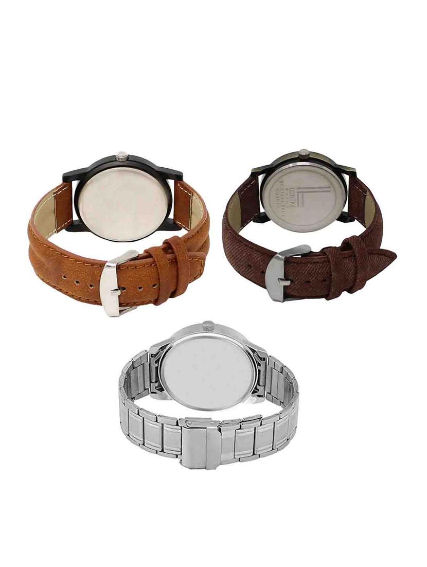 set of 3 analog watch combo -(lk-01-29-101) - 15549830 -  Standard Image - 1