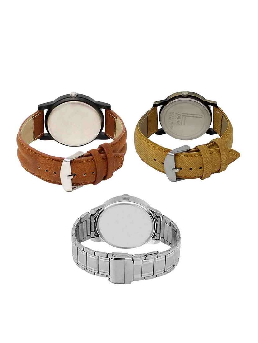 set of 3 analog watch combo -(lk-01-30-101) - 15549835 -  Standard Image - 1