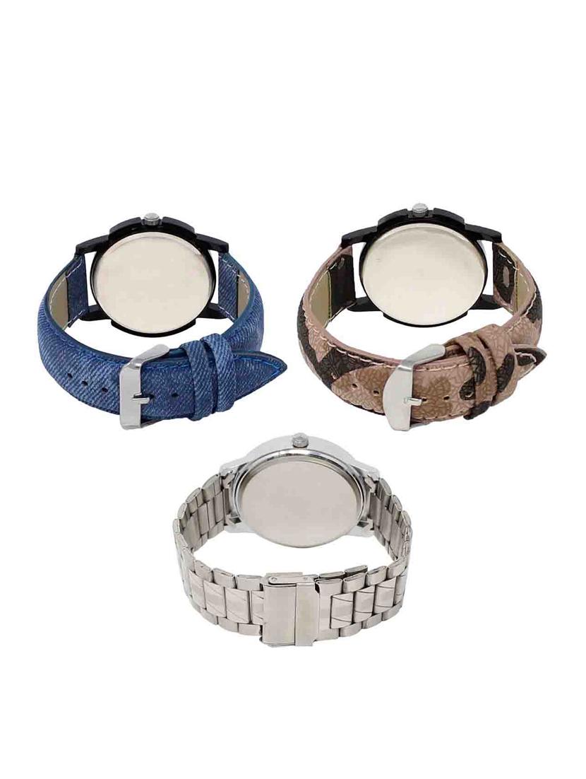 set of 3 analog watch combo -(lk-02-03-103) - 15549877 - Standard Image - 1