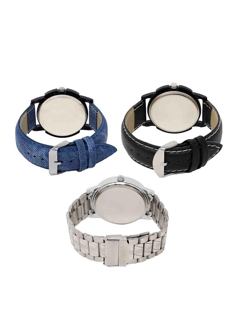 set of 3 analog watch combo -(lk-02-06-102) - 15549895 - Standard Image - 1