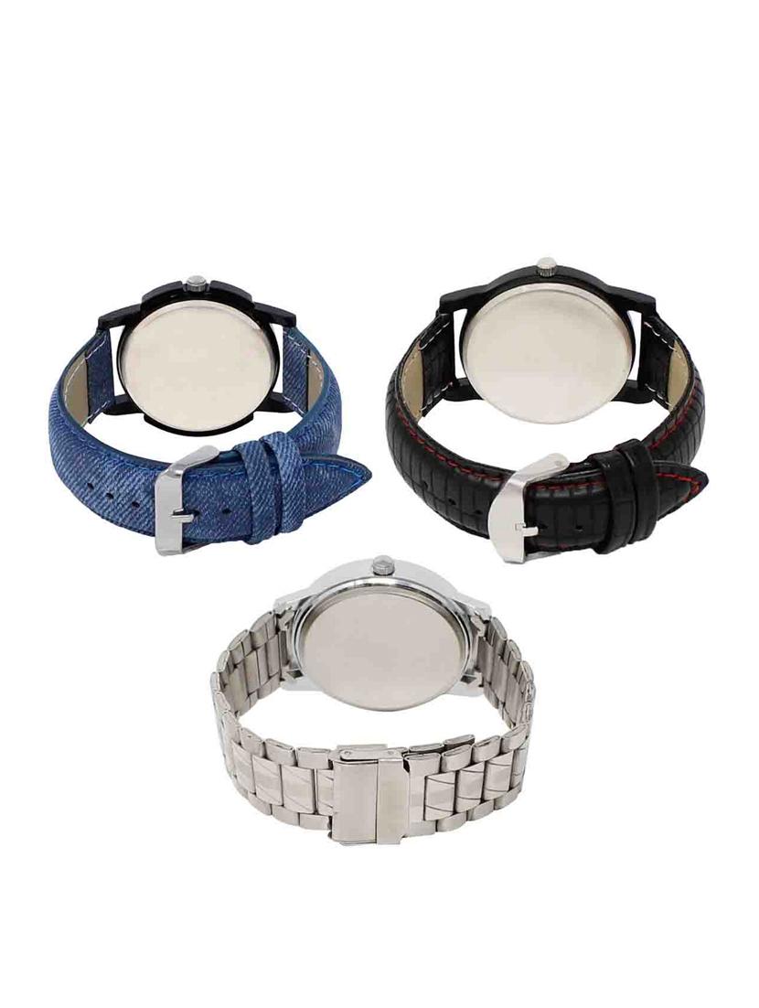 set of 3 analog watch combo -(lk-02-08-102) - 15549907 - Standard Image - 1
