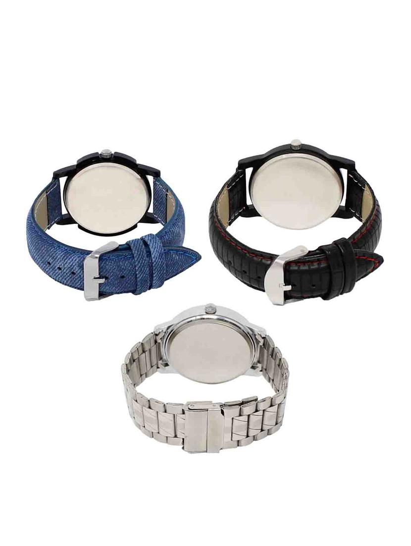 set of 3 analog watch combo -(lk-02-08-104) - 15549910 -  Standard Image - 1