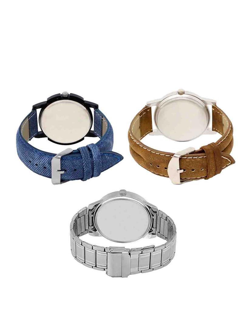 set of 3 analog watch combo -(lk-02-09-101) - 15549912 - Standard Image - 1