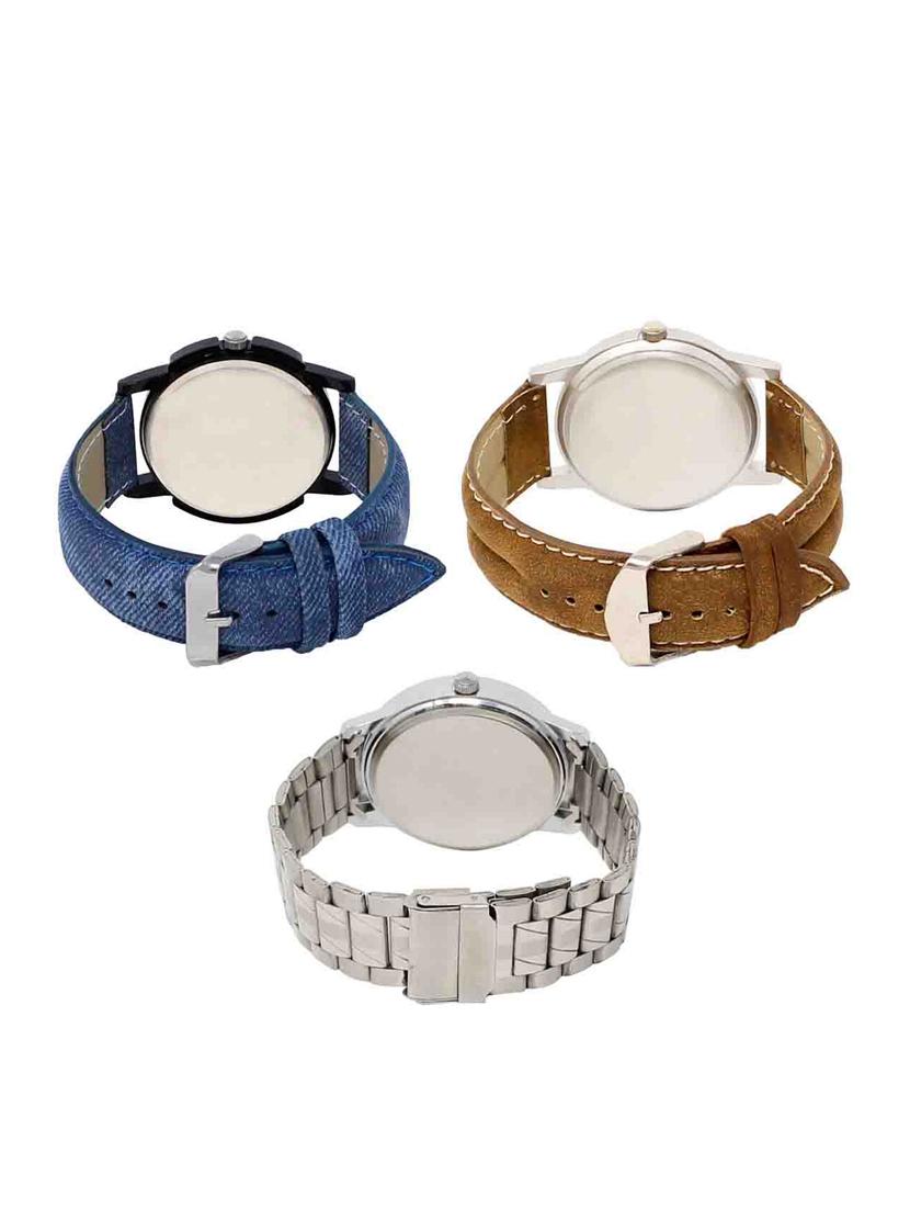 set of 3 analog watch combo -(lk-02-09-104) - 15549916 -  Standard Image - 1