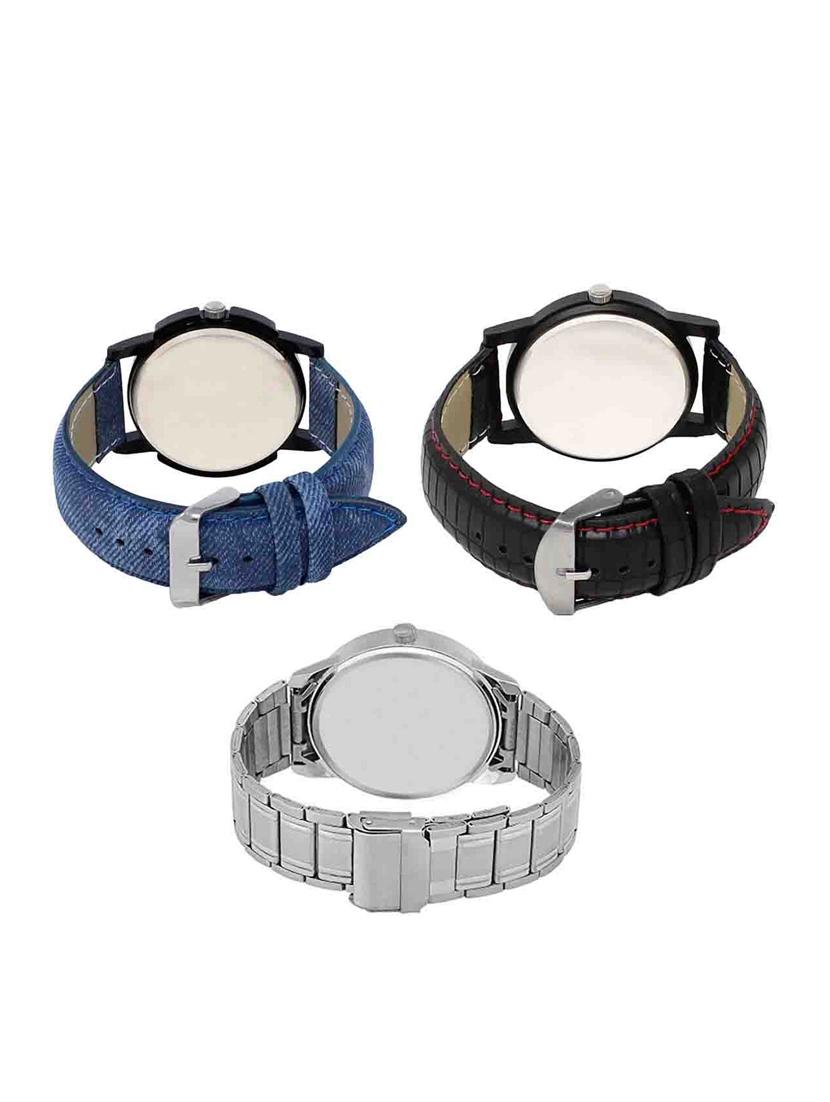set of 3 analog watch combo -(lk-02-12-101) - 15549931 -  Standard Image - 1