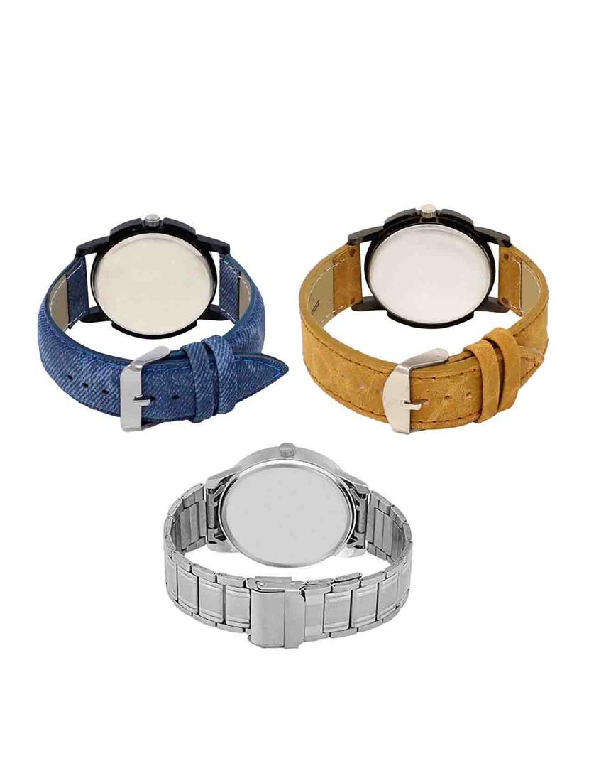 set of 3 analog watch combo -(lk-02-19-101) - 15550003 -  Standard Image - 1