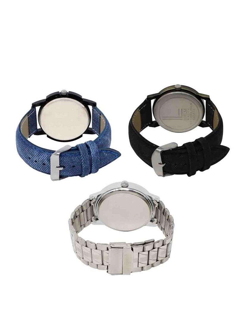 set of 3 analog watch combo -(lk-02-27-102) - 15550052 - Standard Image - 1