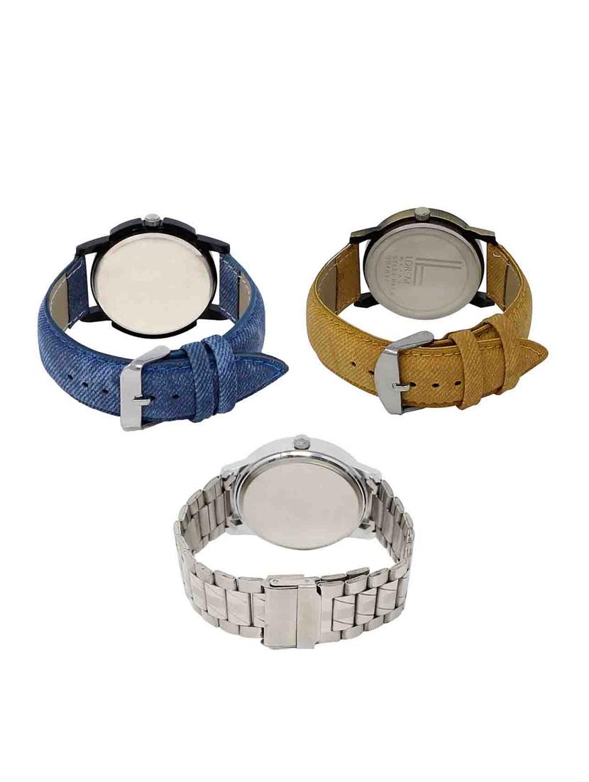 set of 3 analog watch combo -(lk-02-30-104) - 15550072 - Standard Image - 1