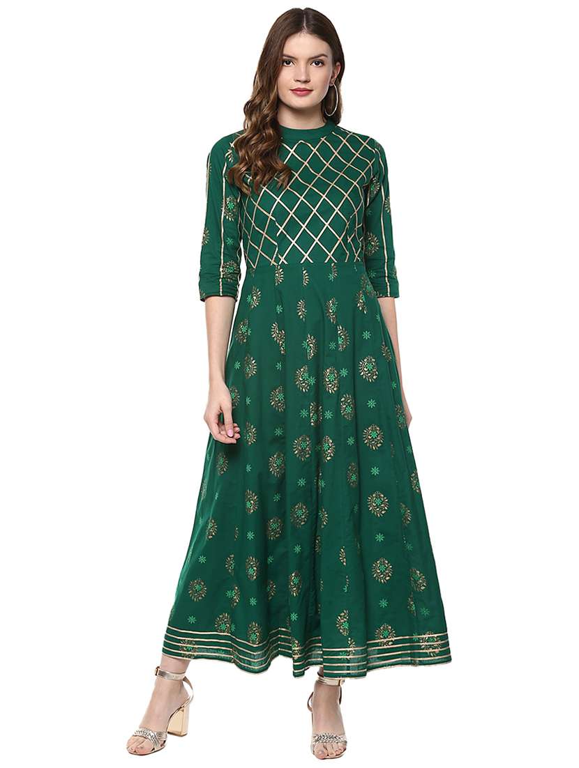 gotta work anarkali kurta